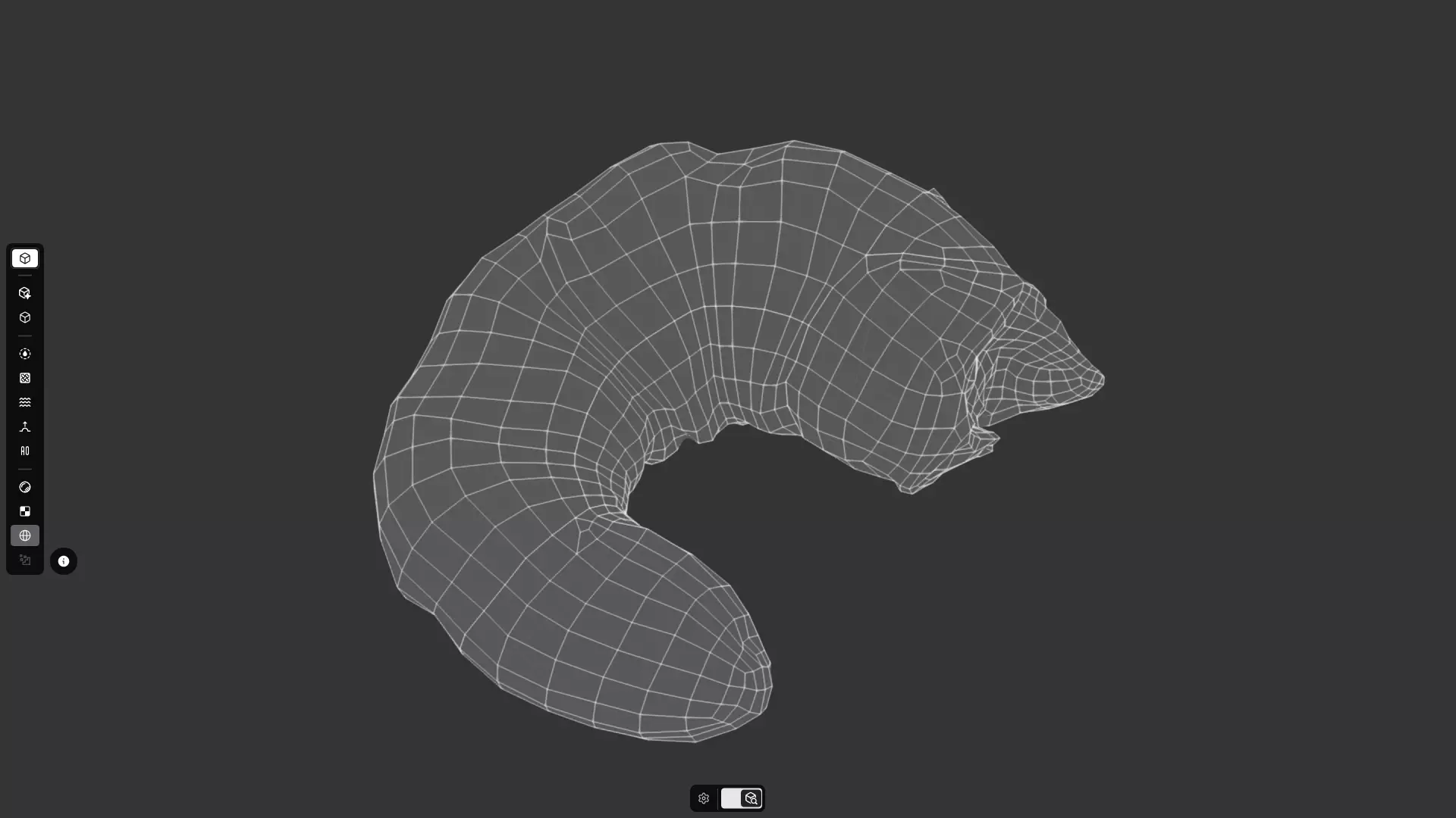 Shrimp Low-poly 3D model_2