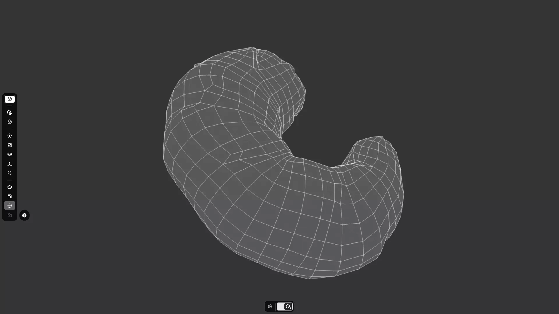 Shrimp Low-poly 3D model_6