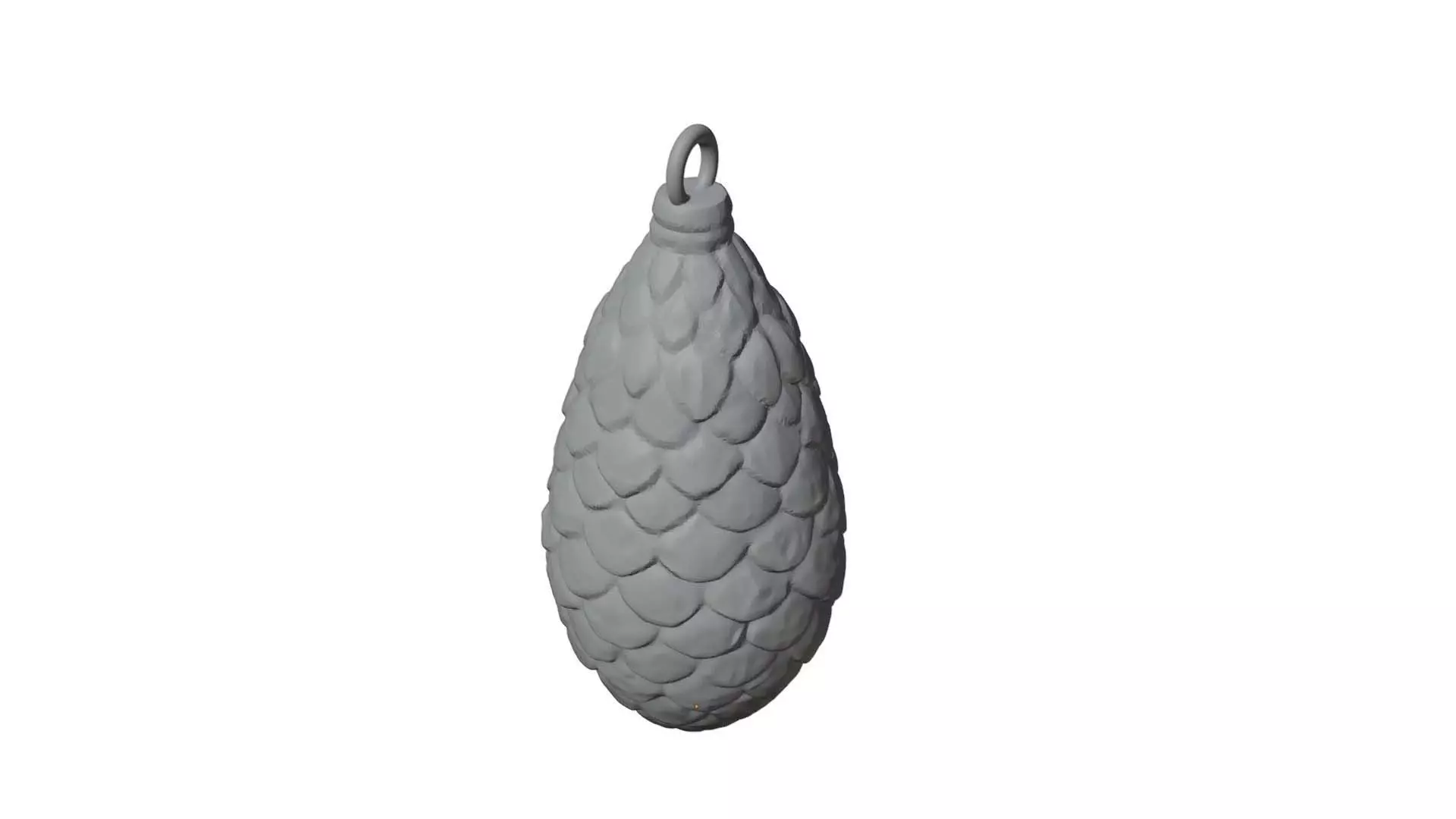Pine Cone Christmas Tree Ornament 3D Print Ready 3D print model_0
