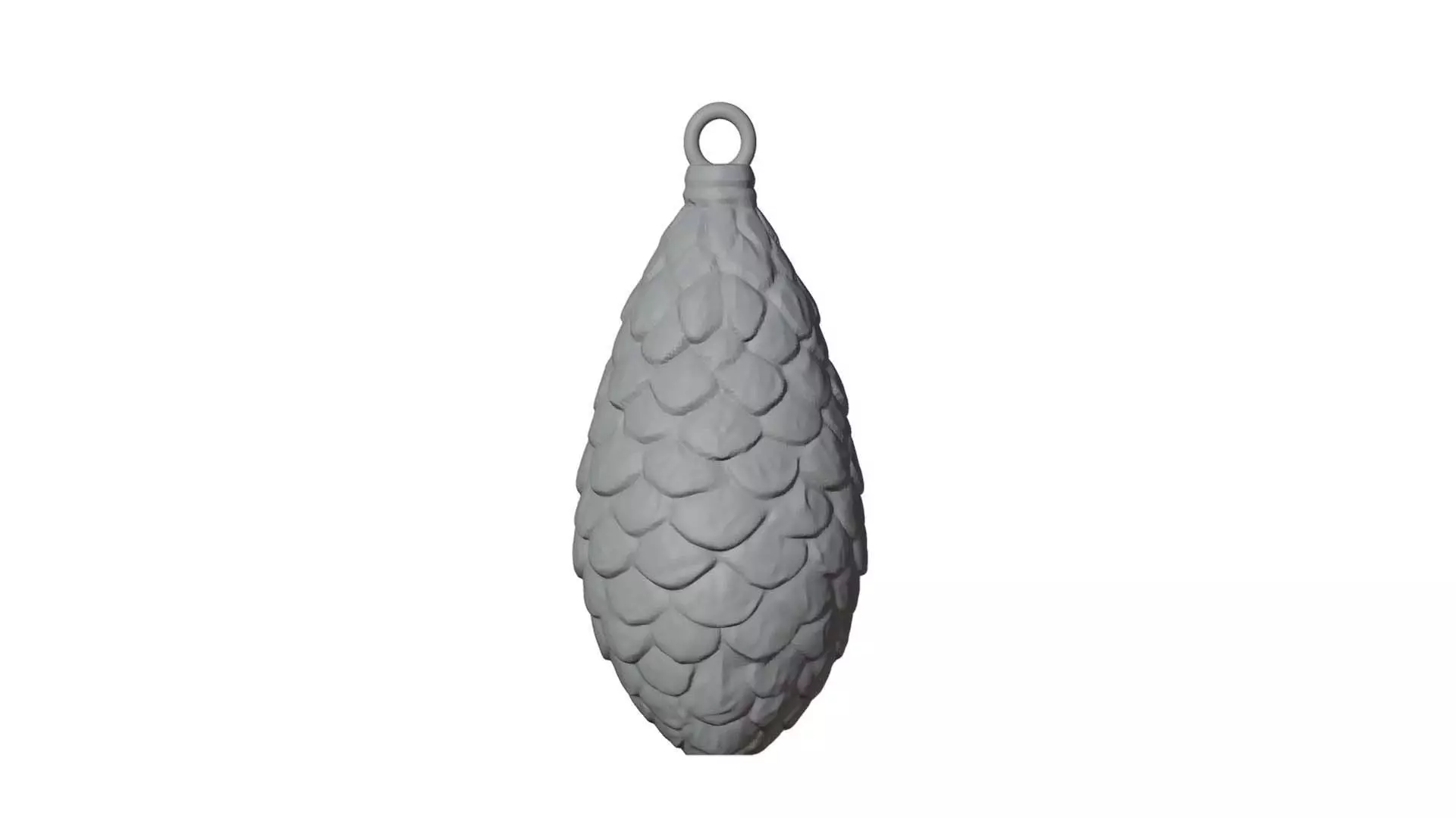 Pine Cone Christmas Tree Ornament 3D Print Ready 3D print model_2