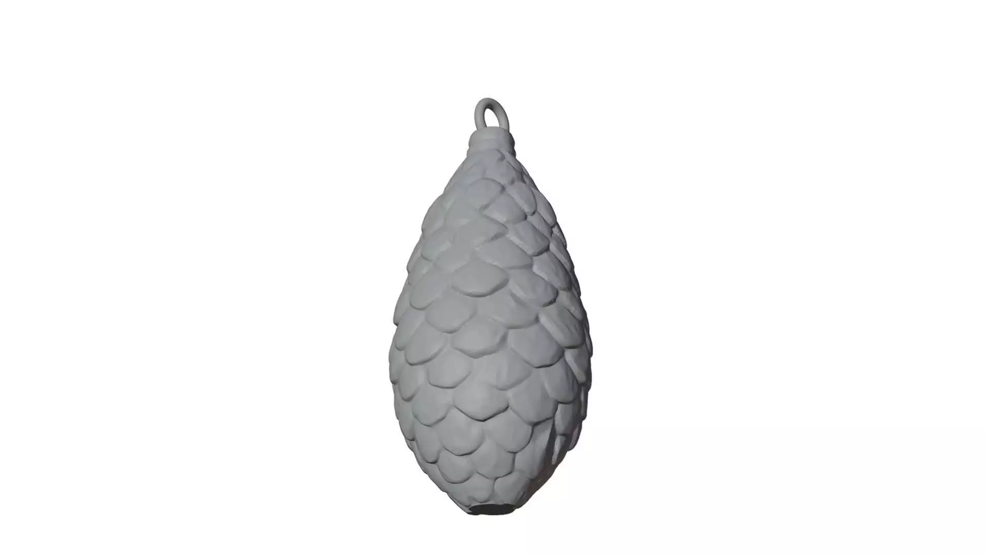 Pine Cone Christmas Tree Ornament 3D Print Ready 3D print model_4