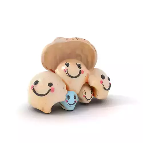Playful Seashell model pack Low-poly 3D model