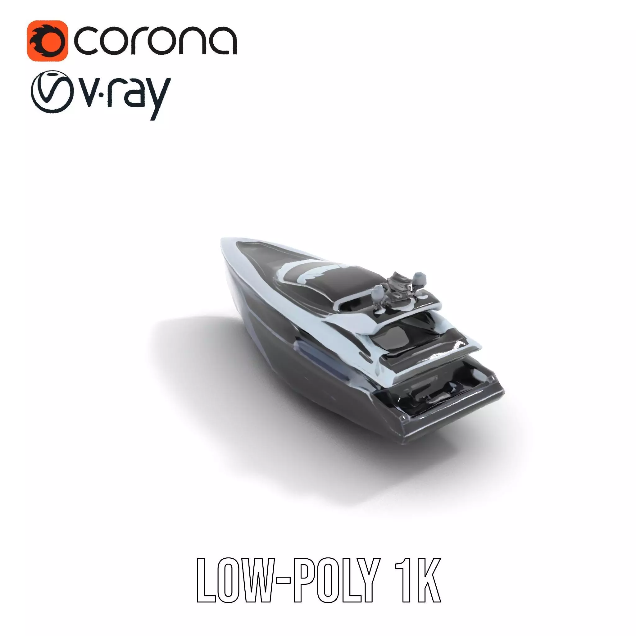 Sleek Yacht Luxury model pack Low-poly 3D model_20