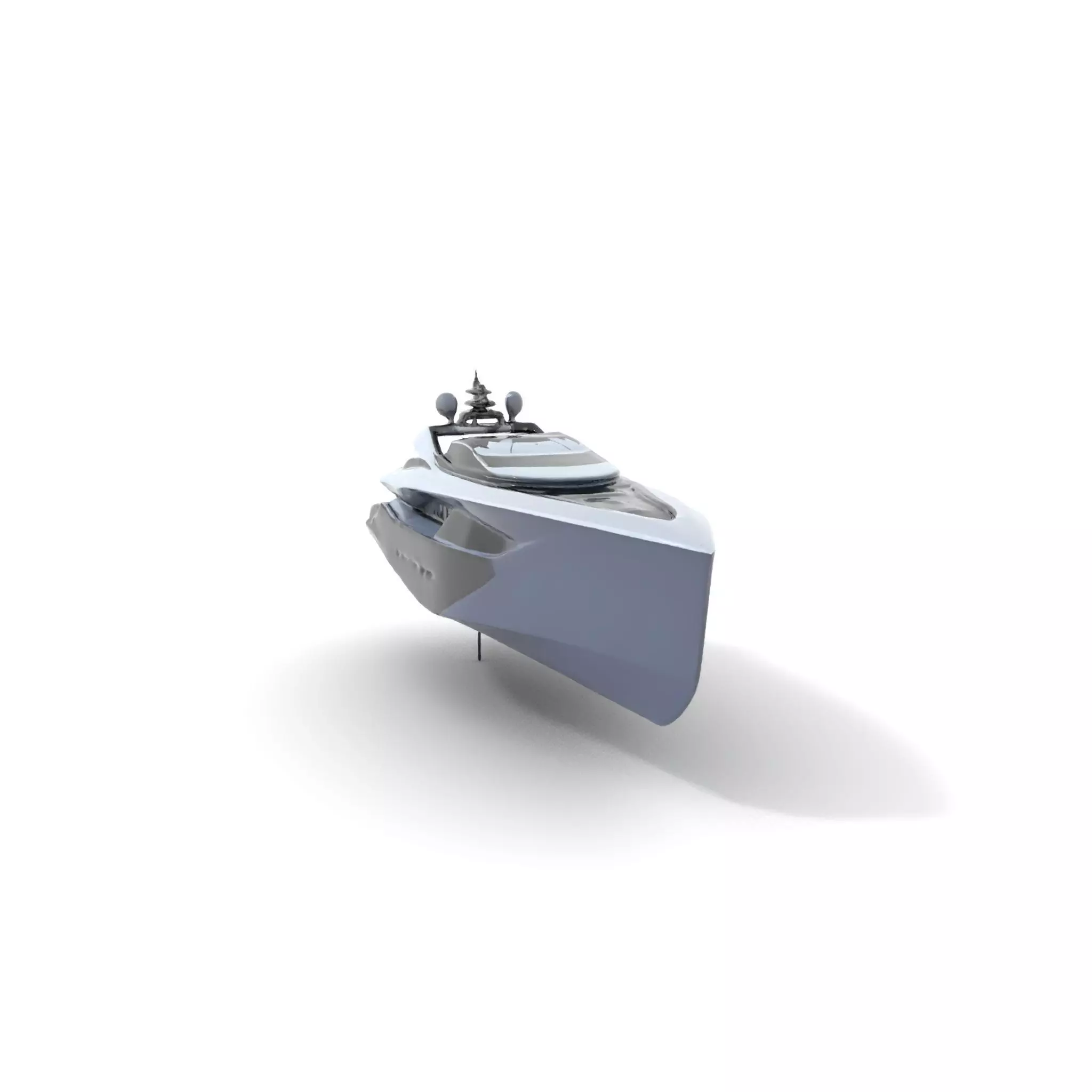 Sleek Yacht Luxury model pack Low-poly 3D model_0