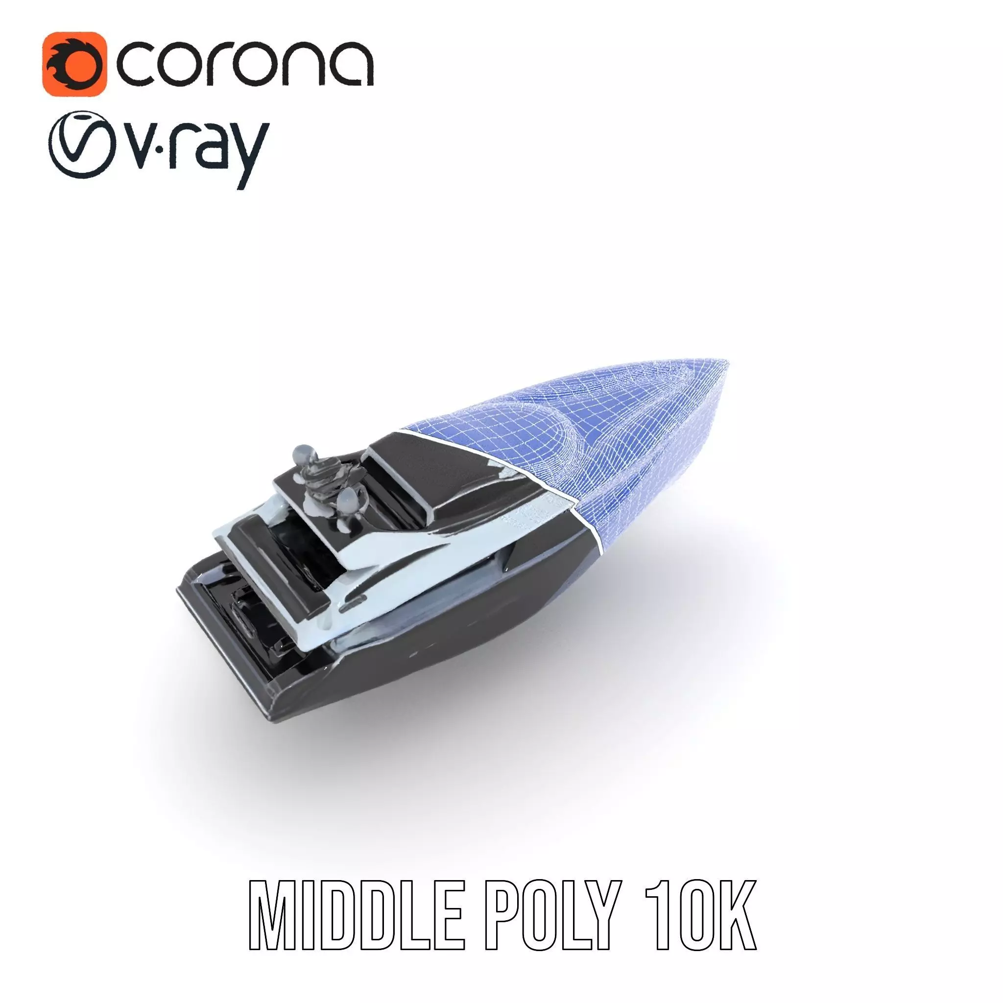 Sleek Yacht Luxury model pack Low-poly 3D model_24