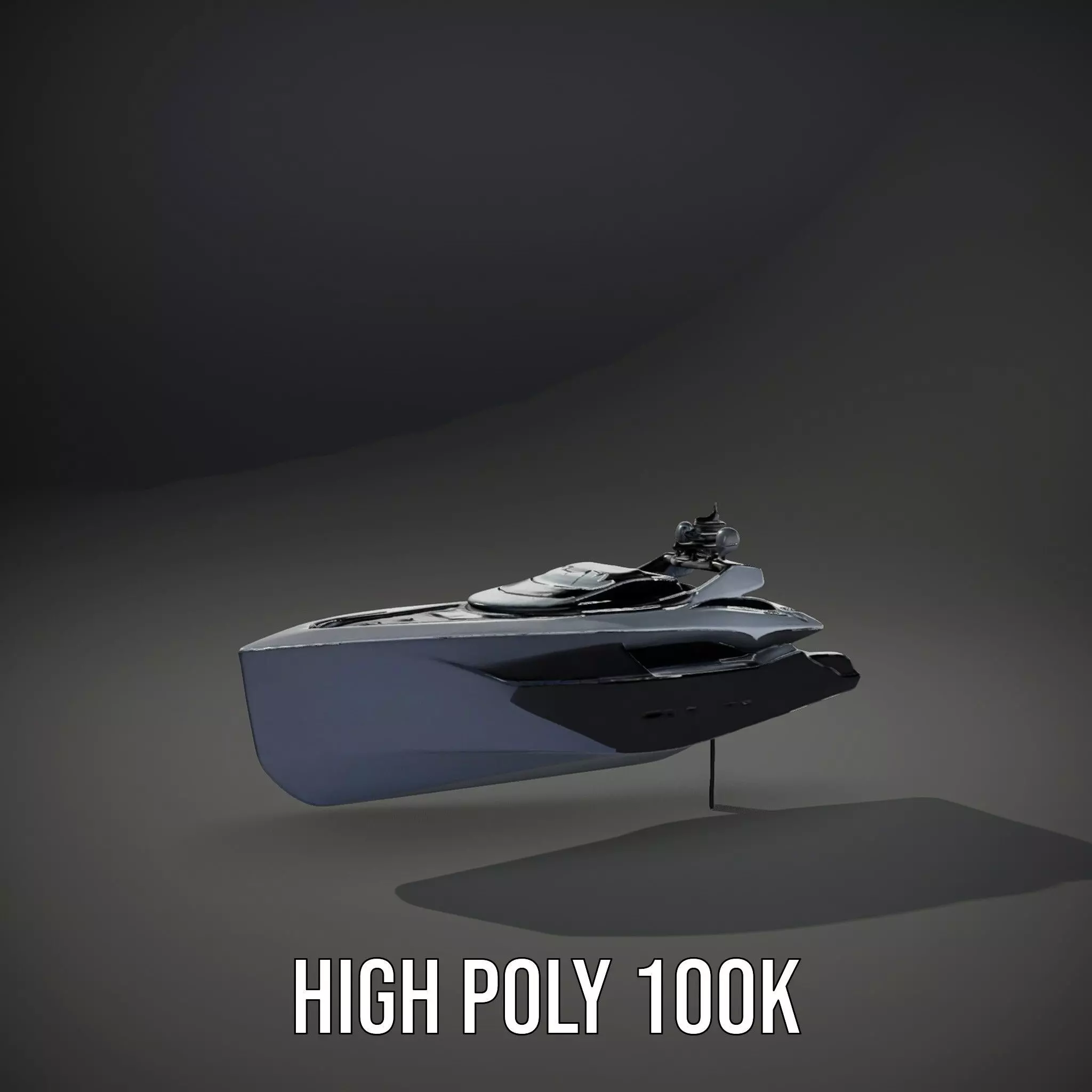 Sleek Yacht Luxury model pack Low-poly 3D model_11