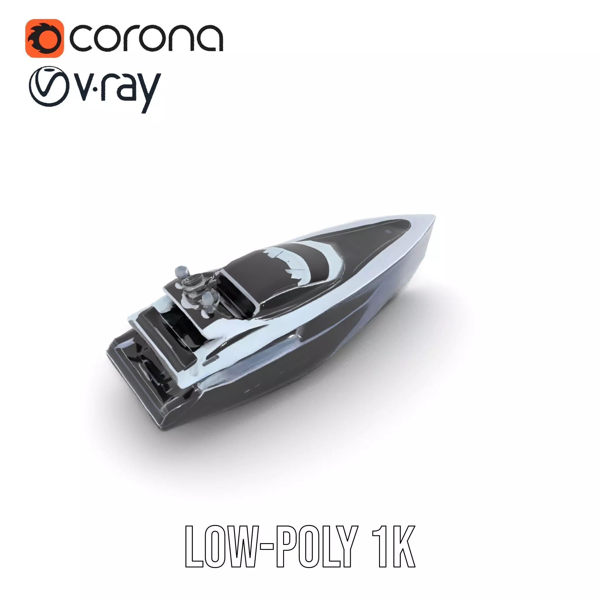 Sleek Yacht Luxury model pack Low-poly 3D model_25