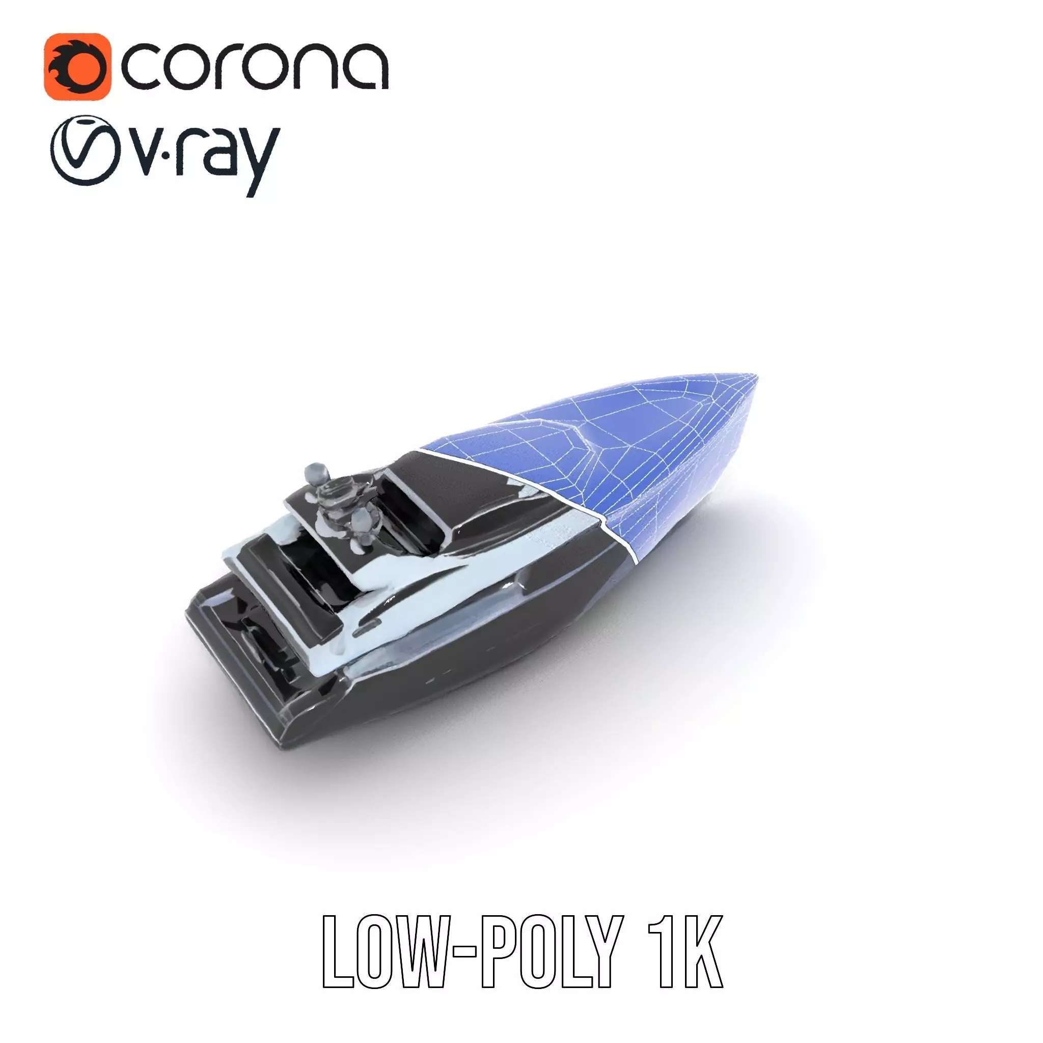 Sleek Yacht Luxury model pack Low-poly 3D model_15