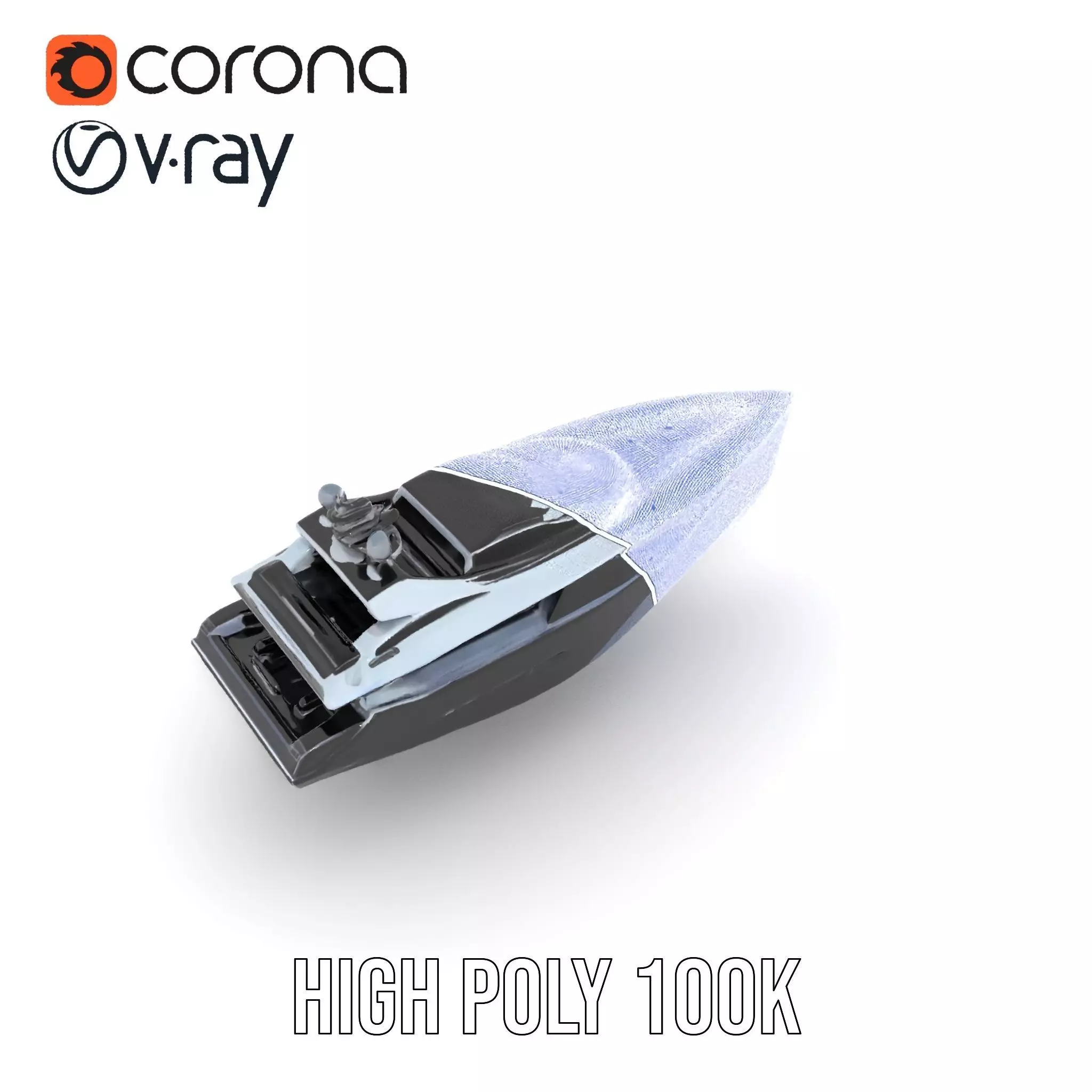 Sleek Yacht Luxury model pack Low-poly 3D model_26