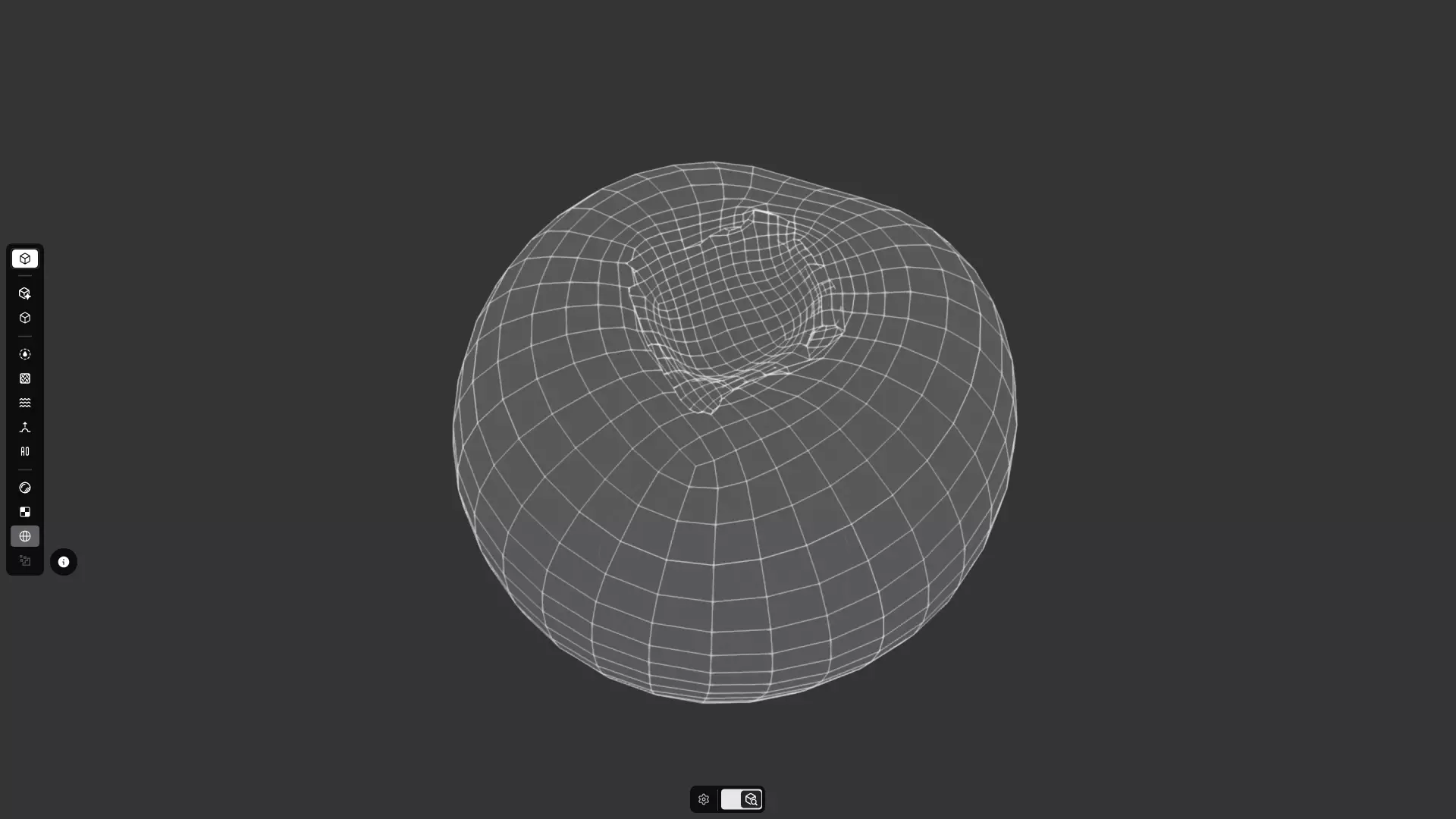 Persimmon Low-poly 3D model_6