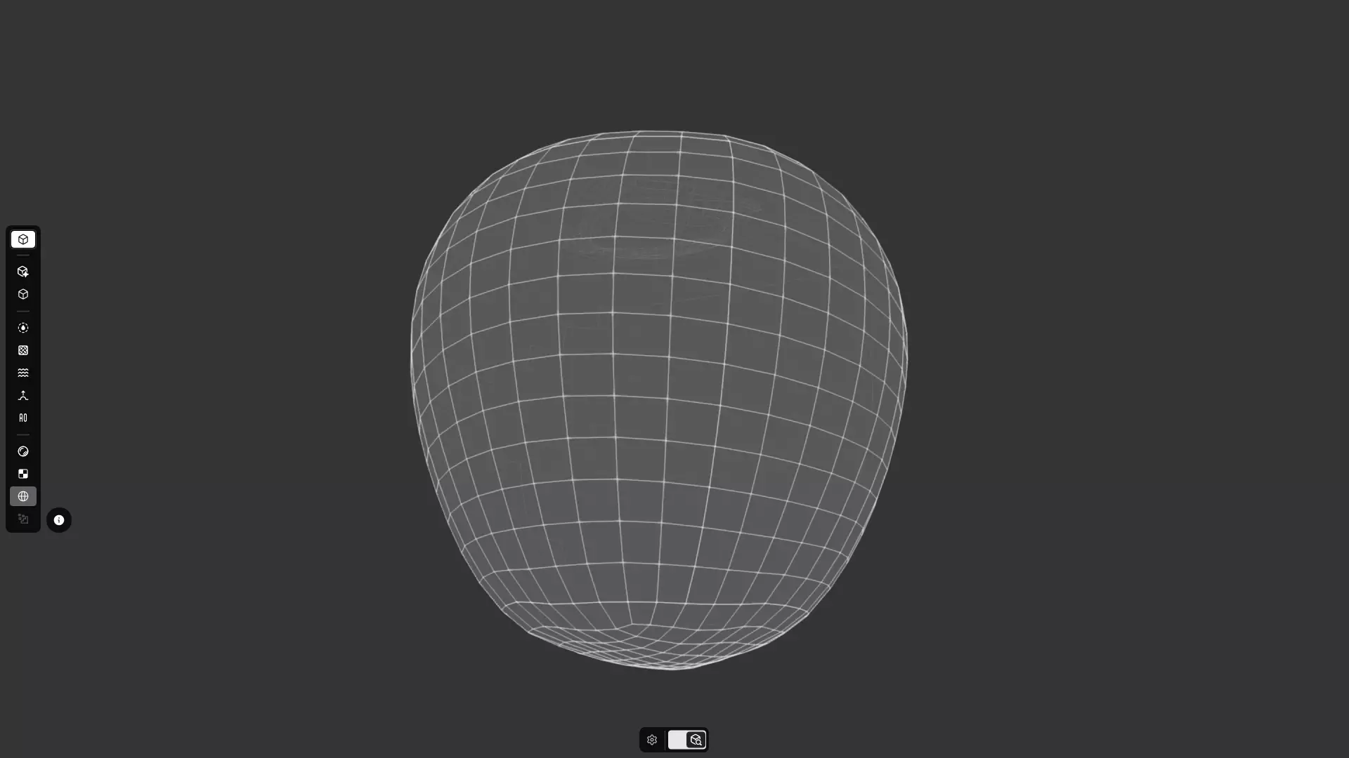 Persimmon Low-poly 3D model_4