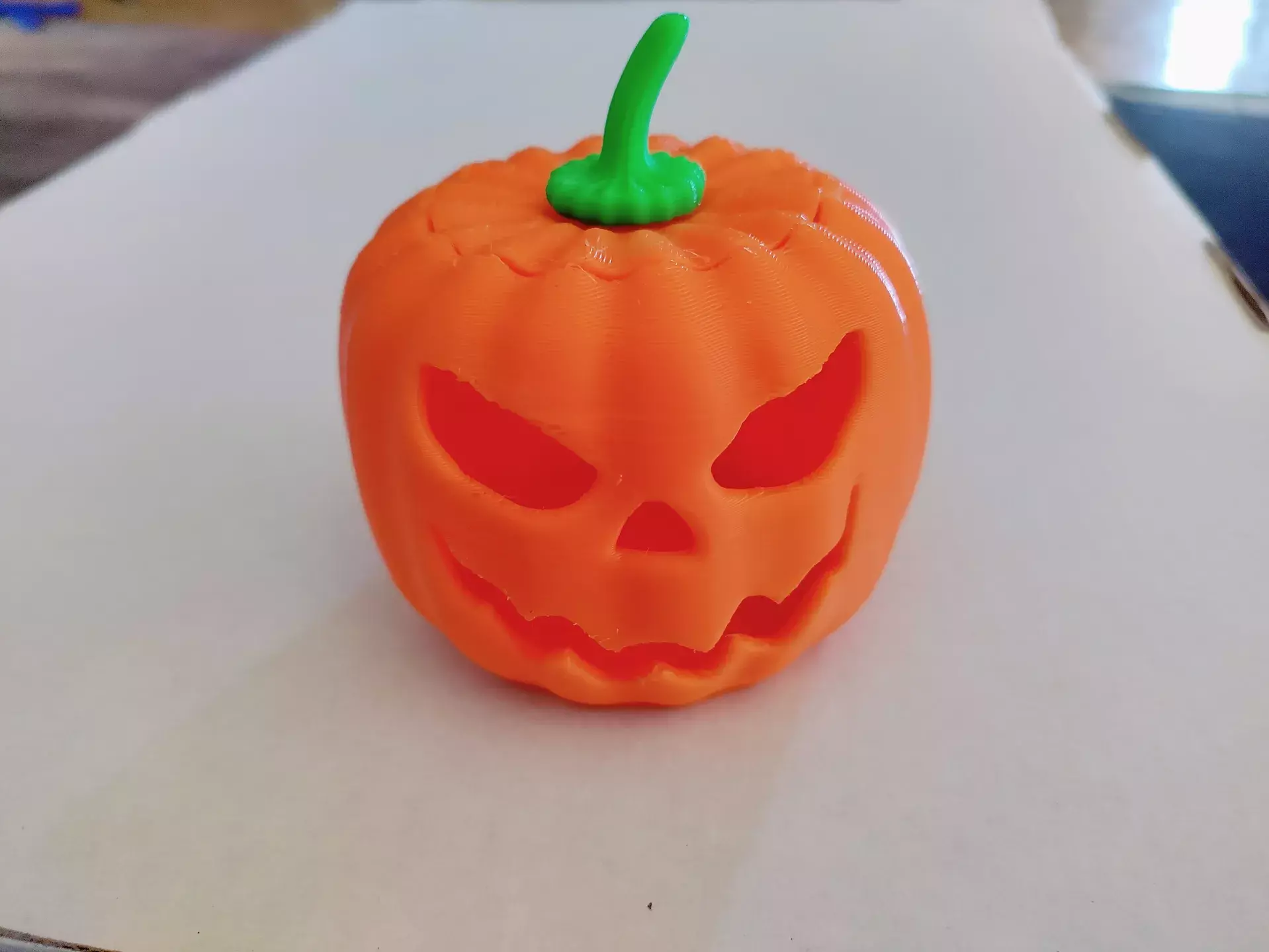 Jack o Lantern Pumpkin STL  3D print model_4
