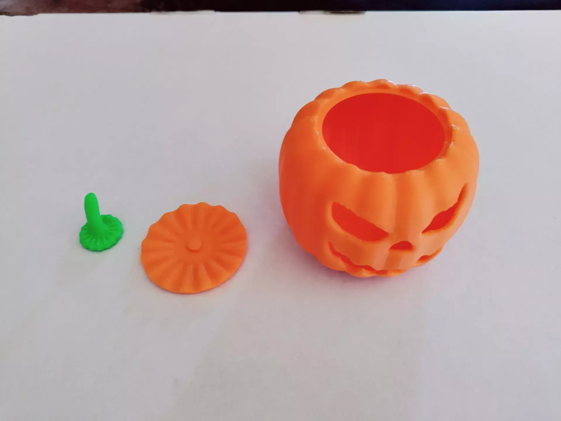 Jack o Lantern Pumpkin STL  3D print model_5