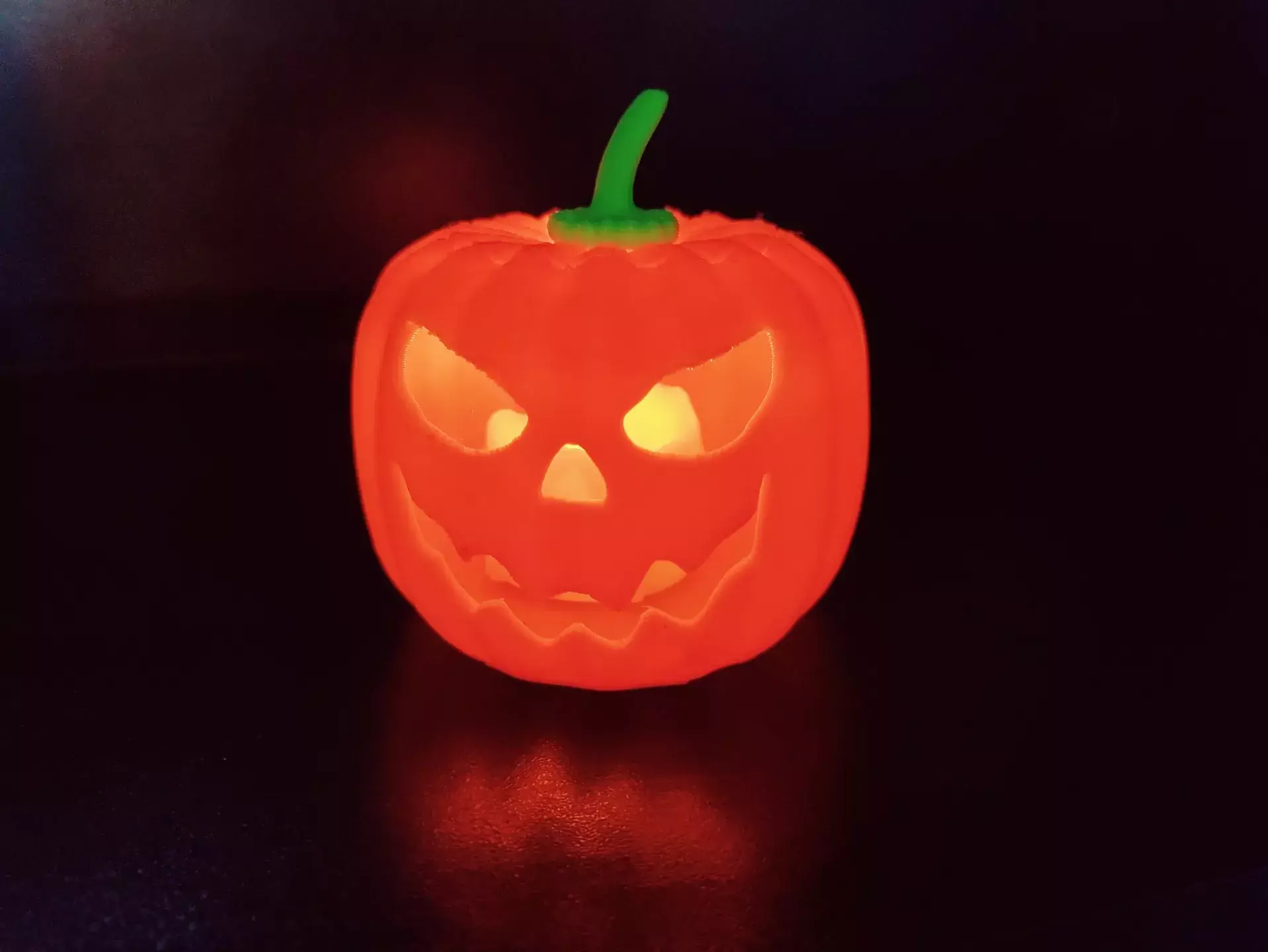 Jack o Lantern Pumpkin STL  3D print model_0