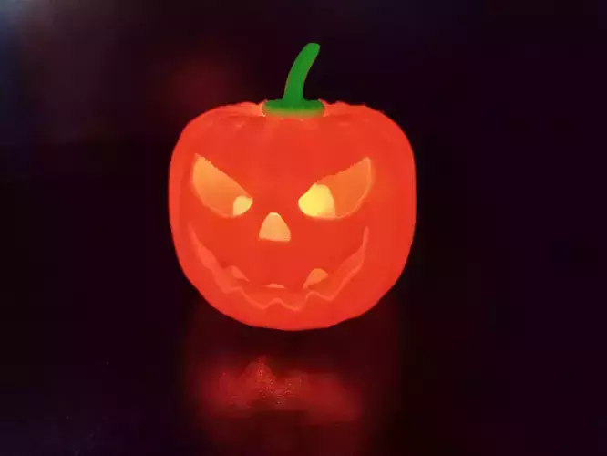 Jack o Lantern Pumpkin STL  3D print model