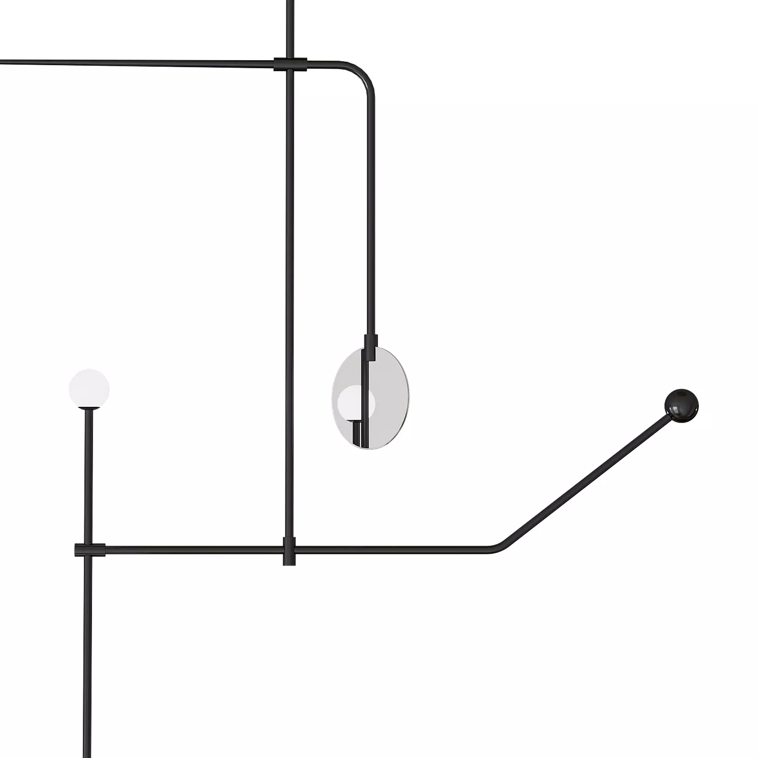 Mobile chandelier 6 3D model_2