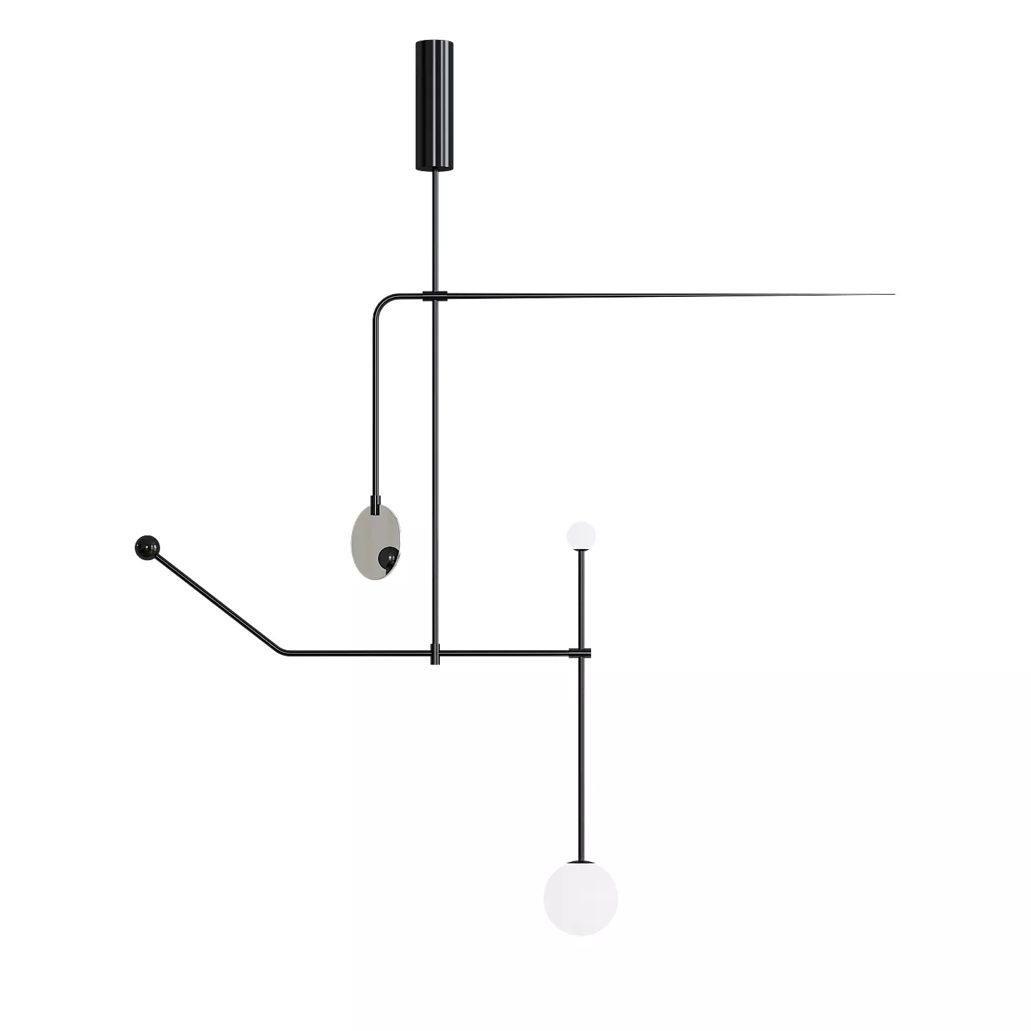 Mobile chandelier 6 3D model_0