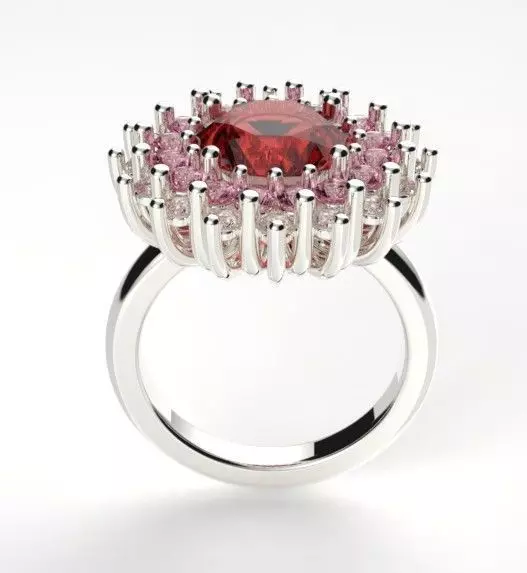 Anello cesto doppio giro 3D print model