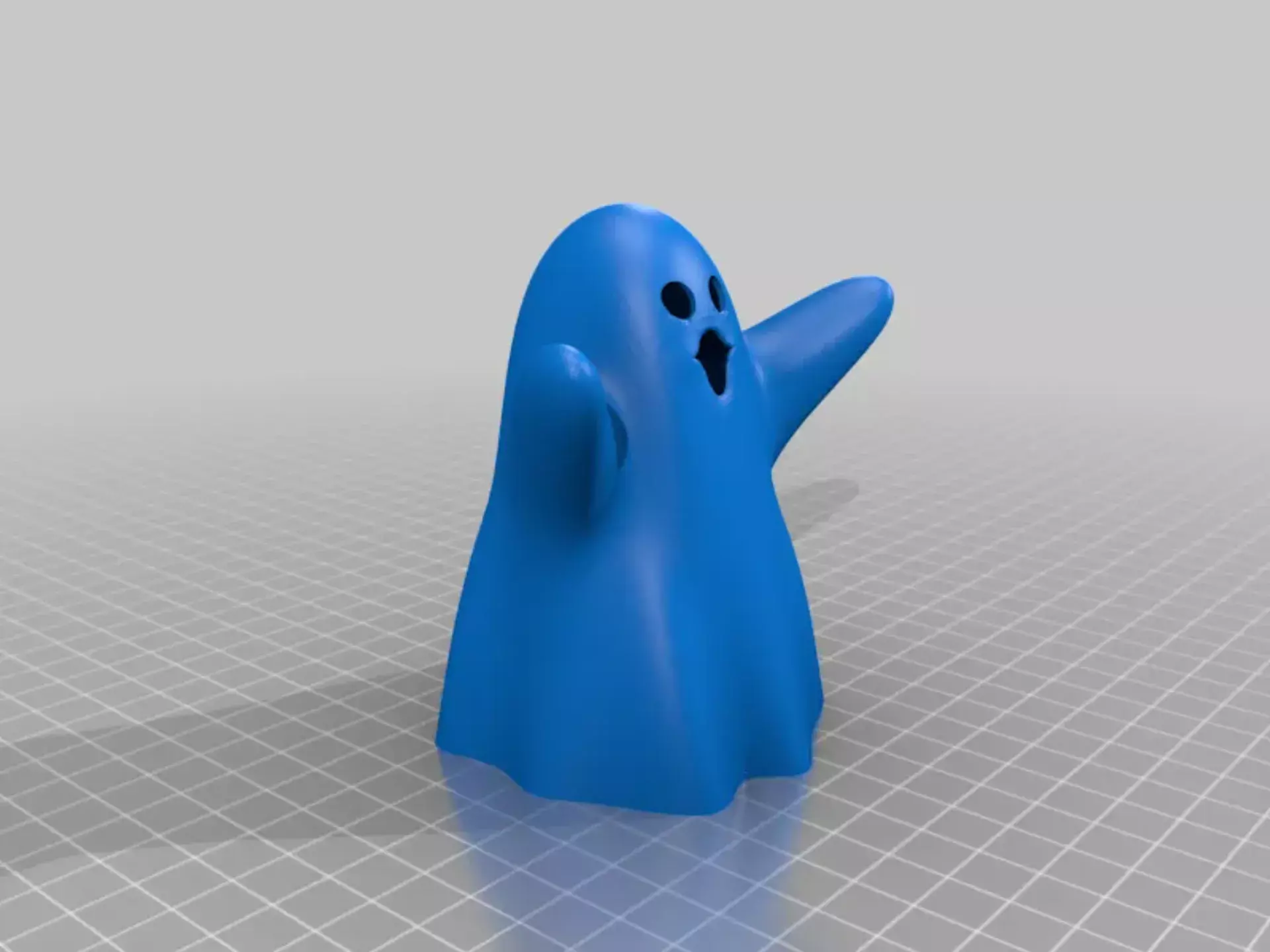 Cartoon Ghost STL Set 3D print model_6