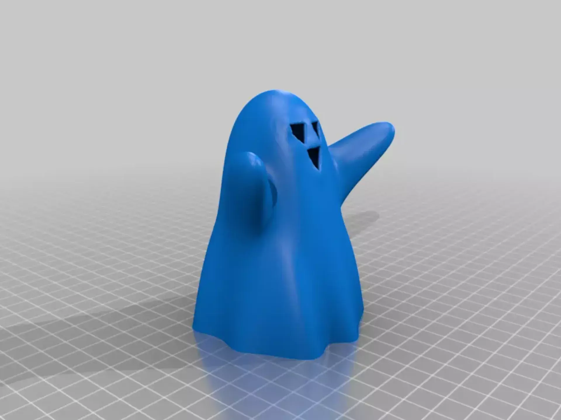 Cartoon Ghost STL Set 3D print model_8