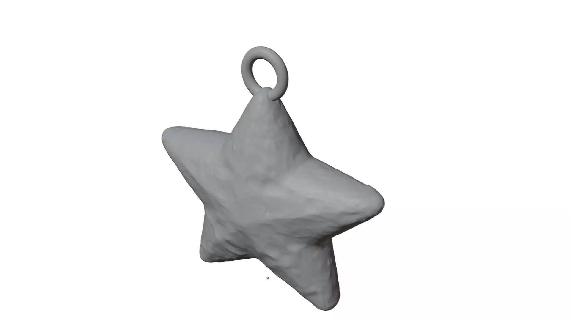 Star Christmas Tree Ornament  3D Print Ready 3D print model_0