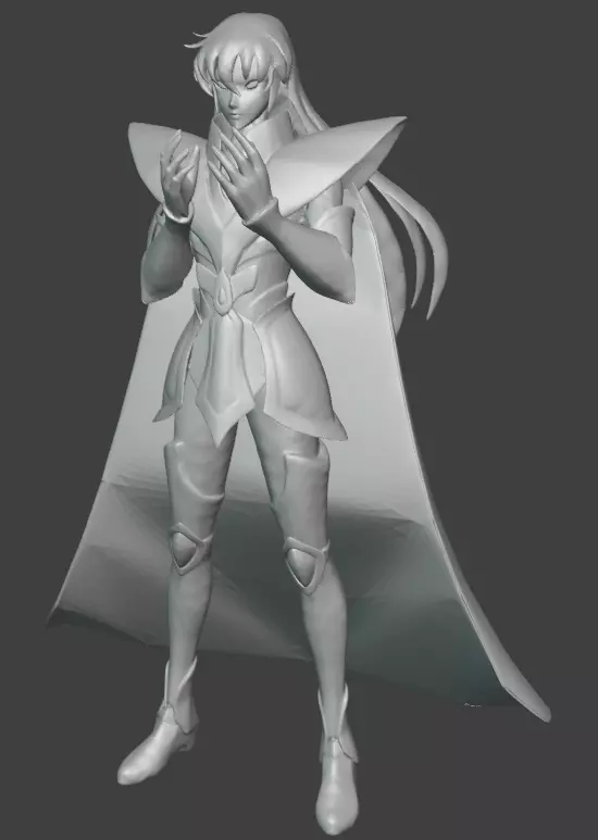 Shaka de Virgo - Saint Seiya 3D print model_1