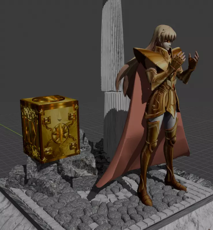 Shaka de Virgo - Saint Seiya 3D print model_6