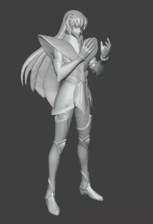 Shaka de Virgo - Saint Seiya 3D print model_3