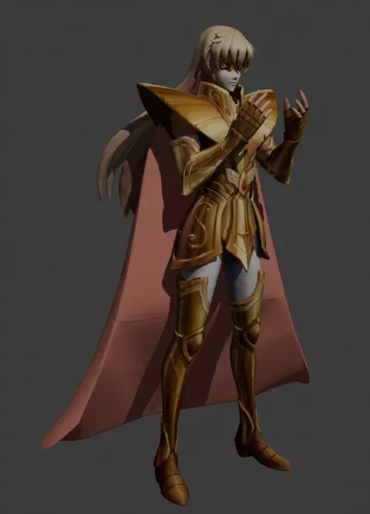 Shaka de Virgo - Saint Seiya 3D print model_2