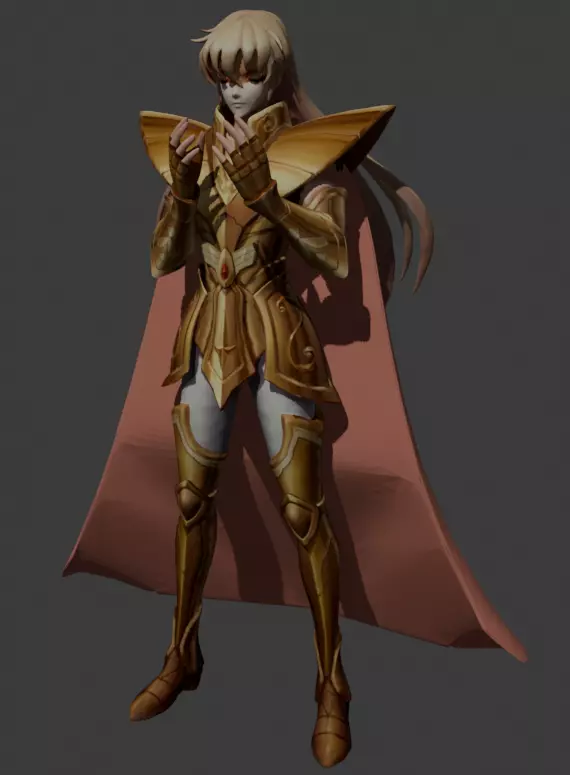 Shaka de Virgo - Saint Seiya 3D print model_0