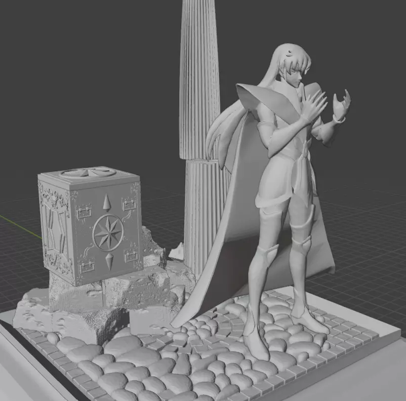 Shaka de Virgo - Saint Seiya 3D print model_7