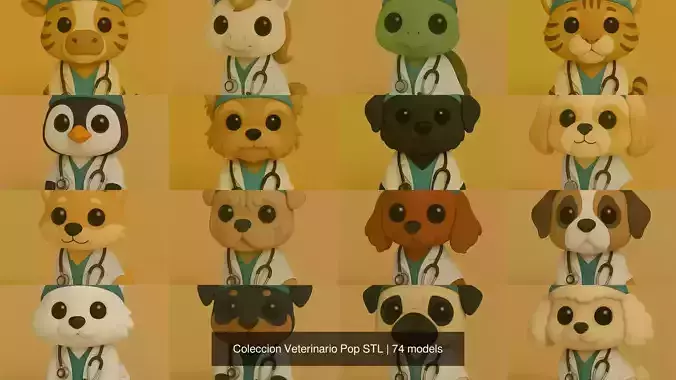 Coleccion Veterinario Pop STL