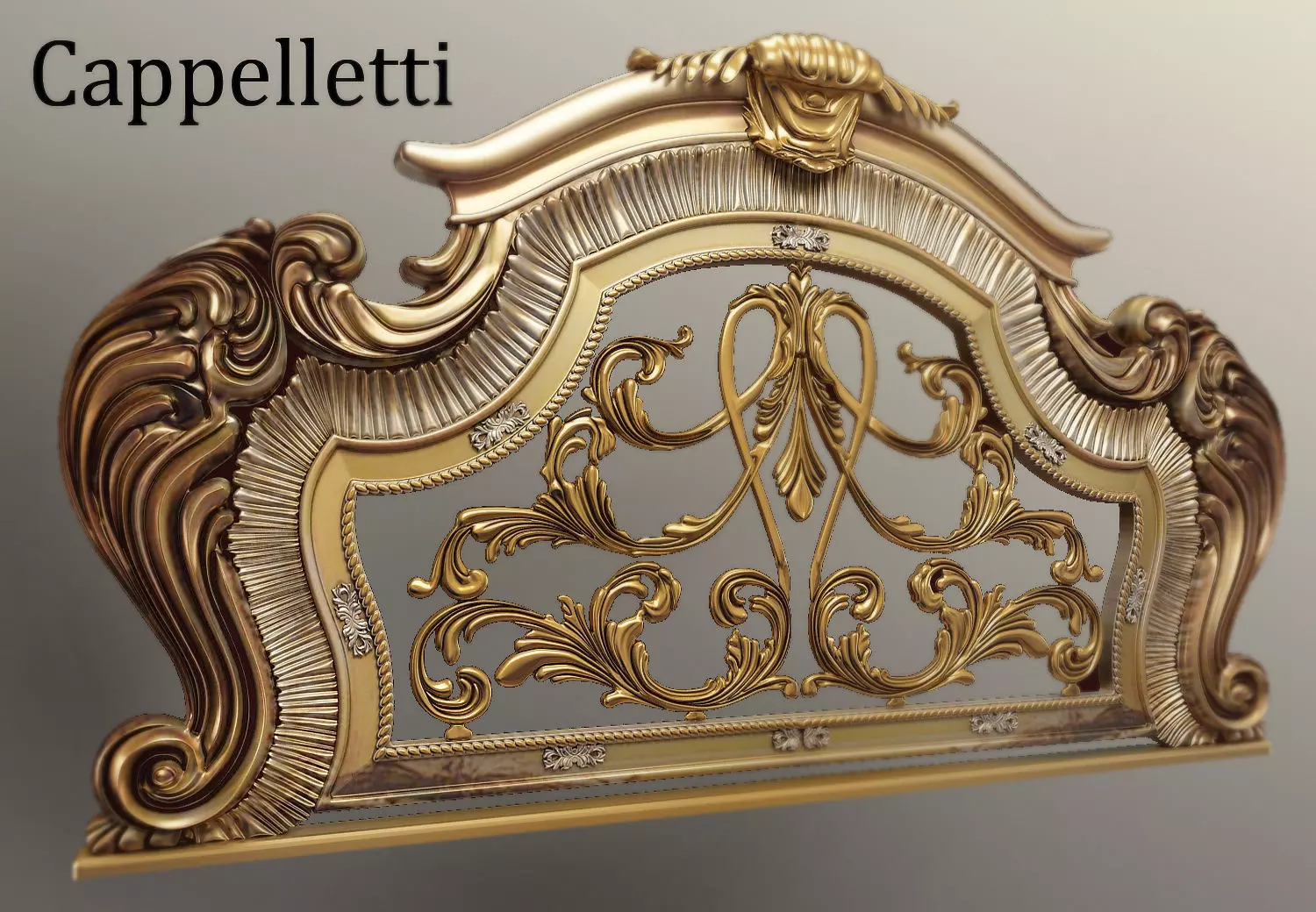 Ceiling and Wall Molding 3D Models Decorative Pack of 8 3D model_2