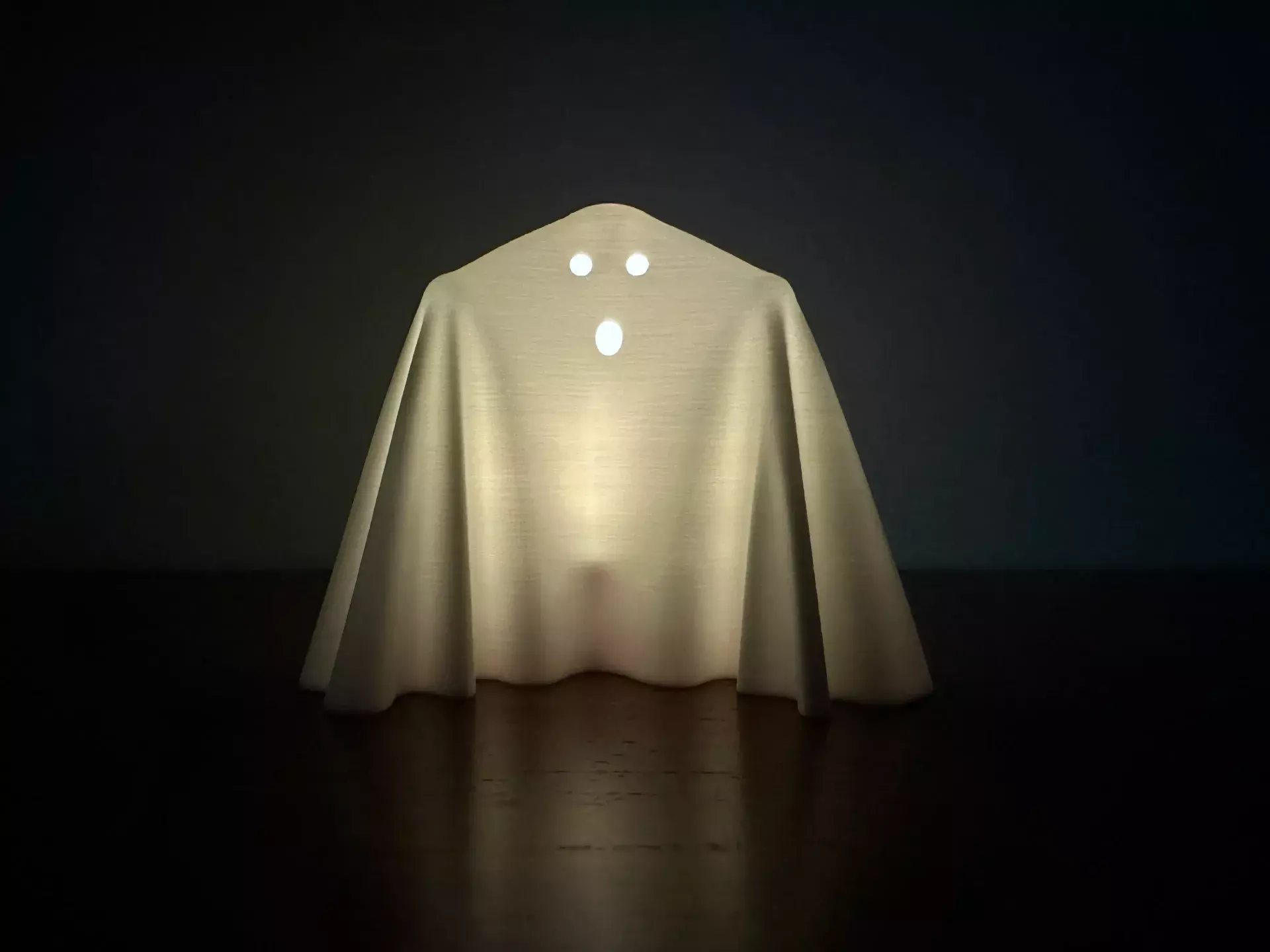 Ghost Lamp Cover STL 3D print model_4