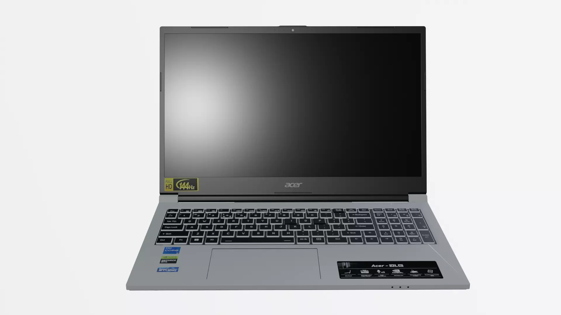Laptop - Acer Low-poly 3D model