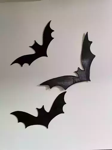 Bat Wall Decor STL 3D print model Bat Wall Decor STL 3D print model