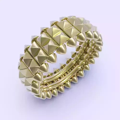 Clash Two Row Ring 19 mm