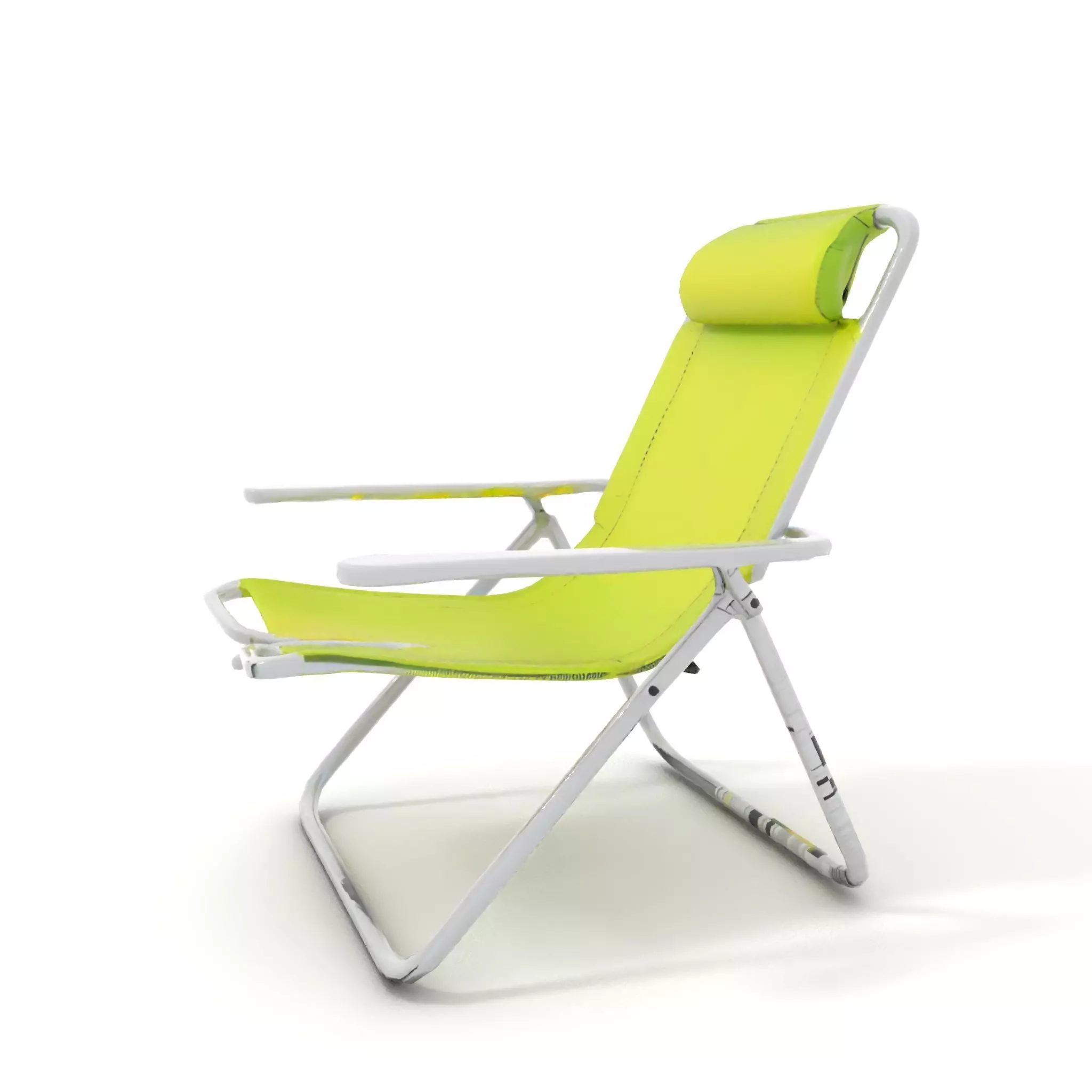 Lime Green Lounge Chair model pack Low-poly 3D model_6