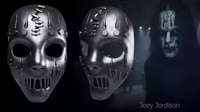 Joey Jordison Slipknot Mask 3D Print Model - Horror Mask STL