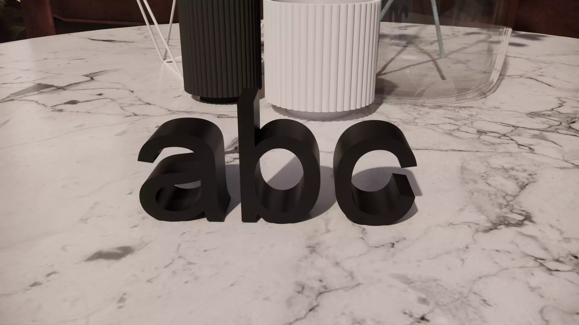 78 in 1 Arial Complete Font Letters Numbers and Symbols 3D print model