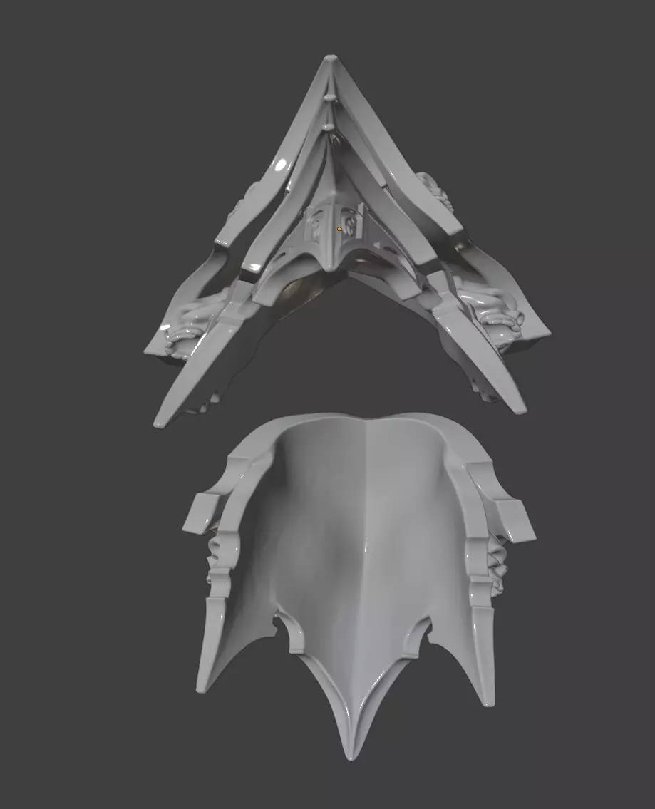 NECROMANCER PAULDRONS 3D print model_6