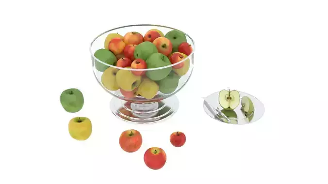 Apple Set with Durban Centerpiece Bowl