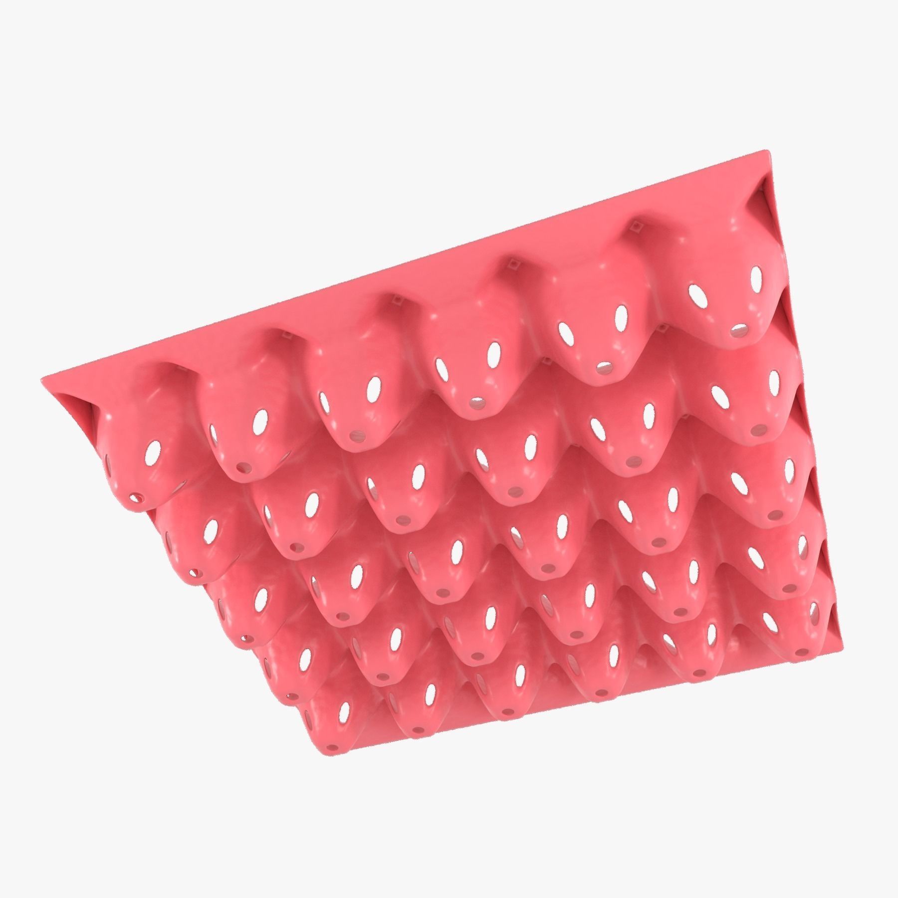 Stackable Egg Tray 3D model_1