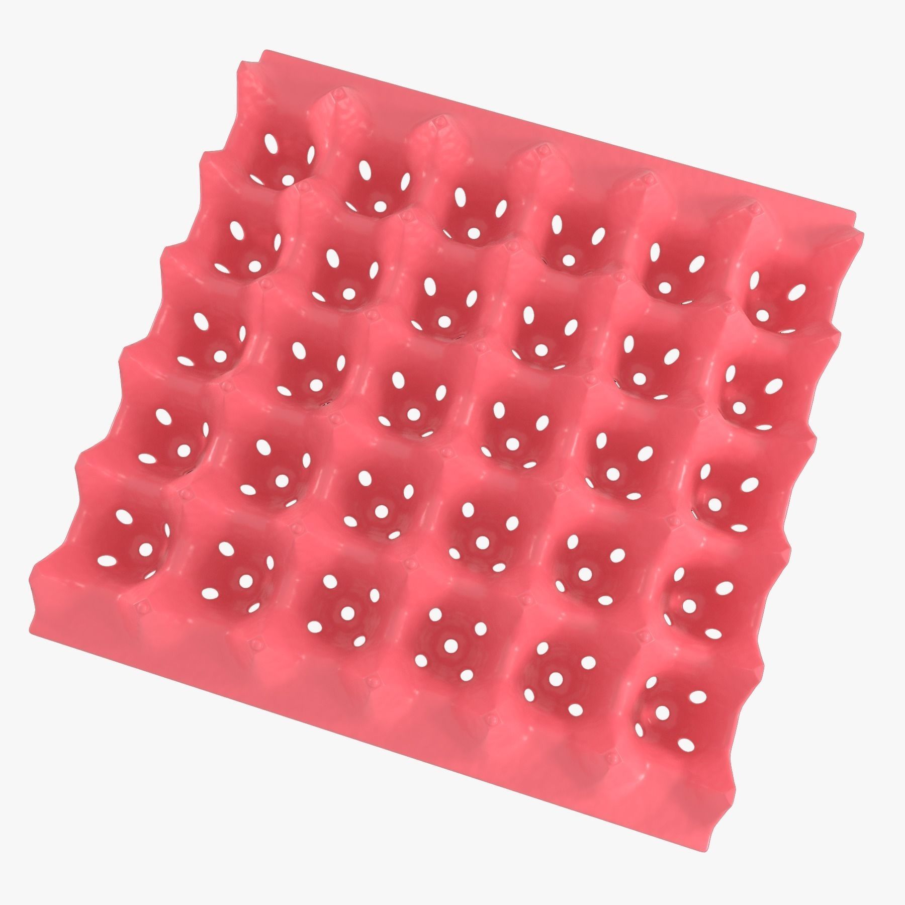 Stackable Egg Tray 3D model_2