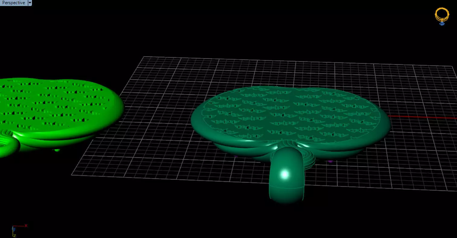 Paved Pumpkin Pendant for Halloween 3D print model_66