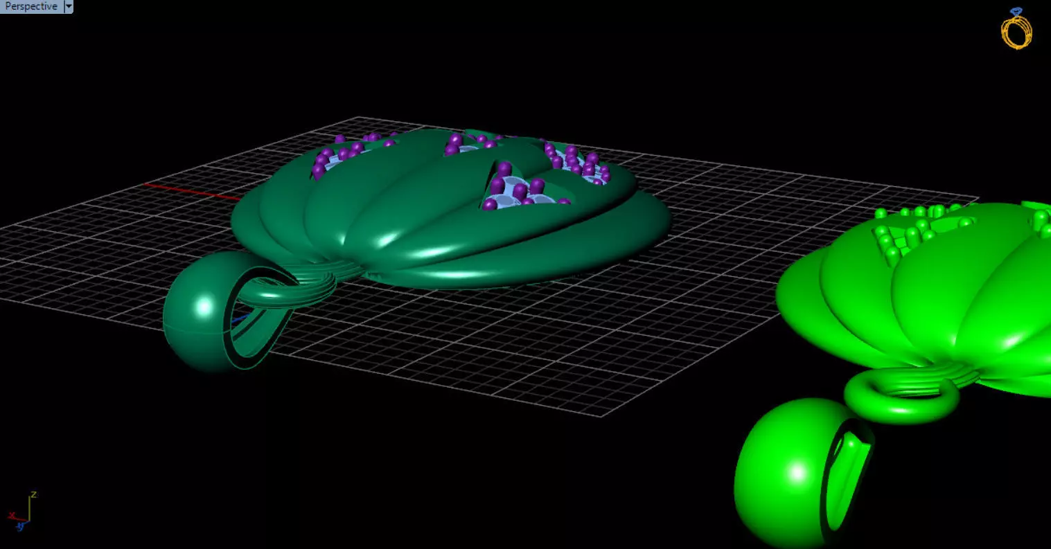 Paved Pumpkin Pendant for Halloween 3D print model_50