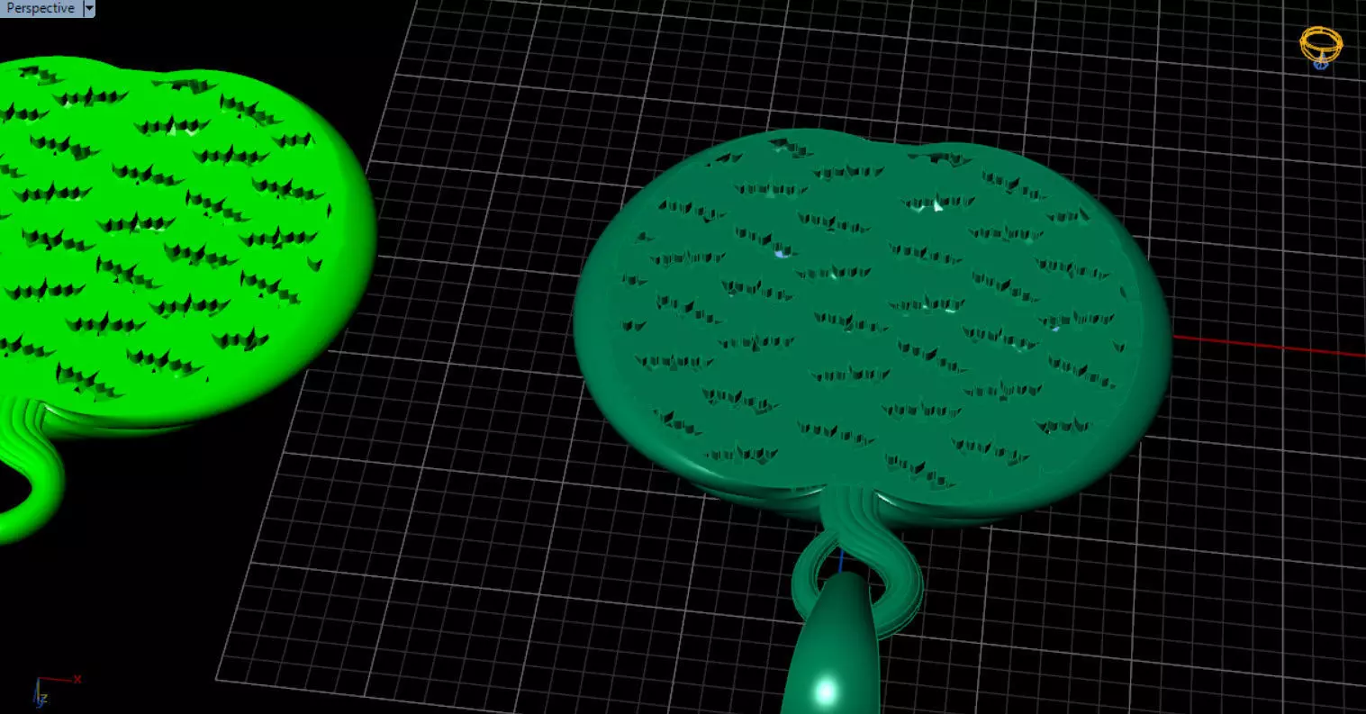 Paved Pumpkin Pendant for Halloween 3D print model_41