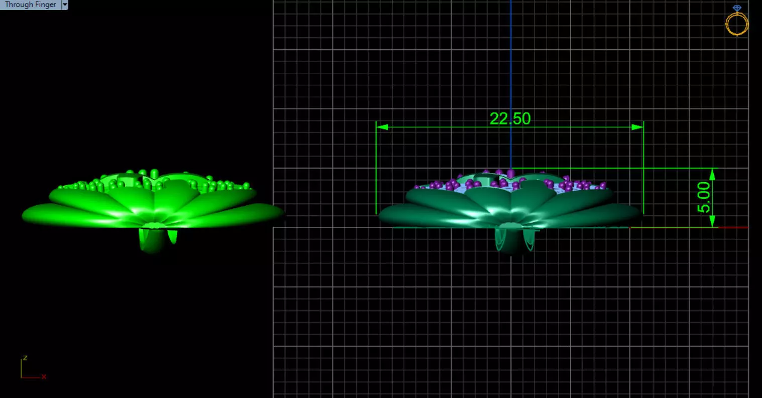 Paved Pumpkin Pendant for Halloween 3D print model_10