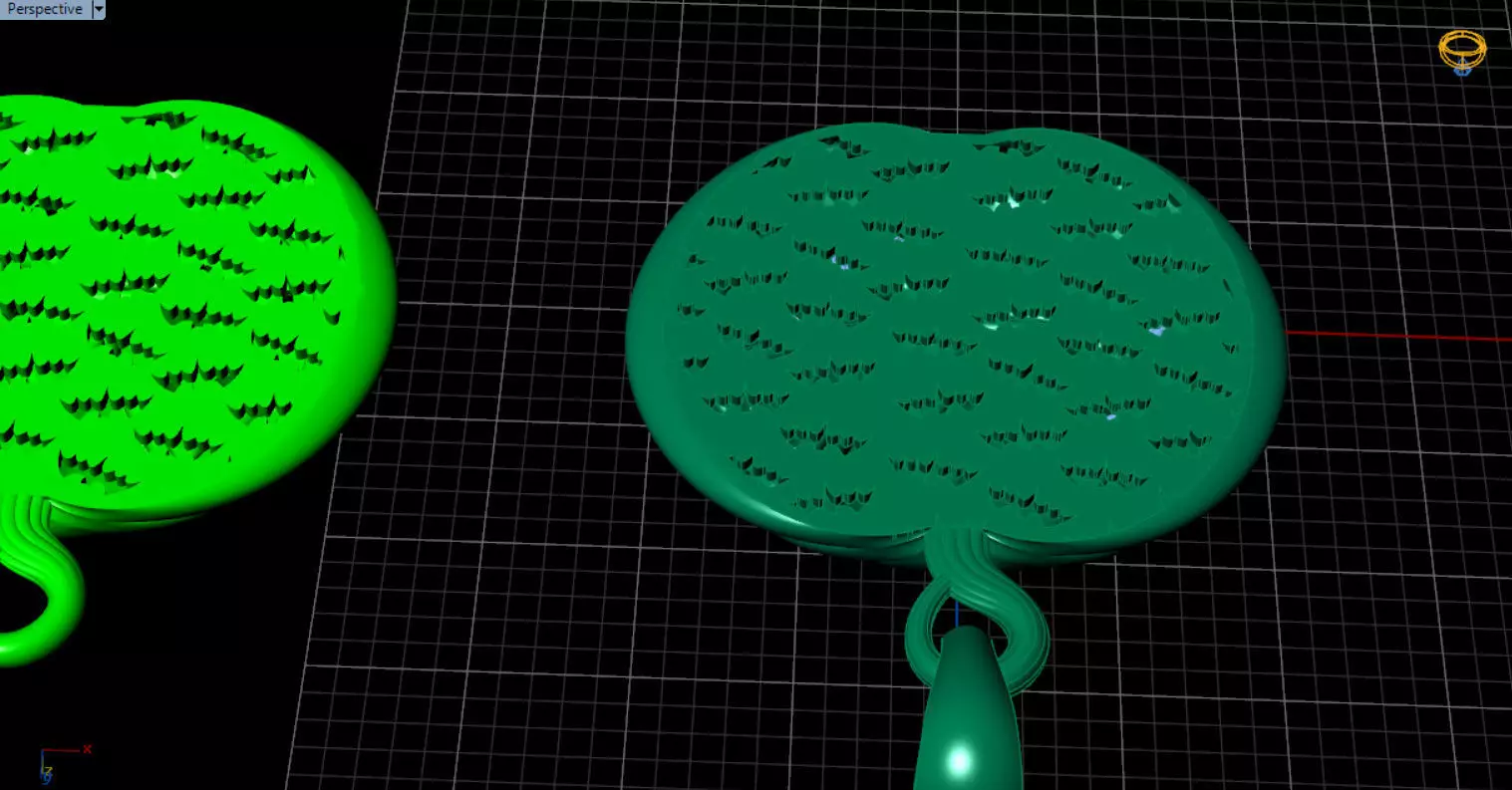 Paved Pumpkin Pendant for Halloween 3D print model_38