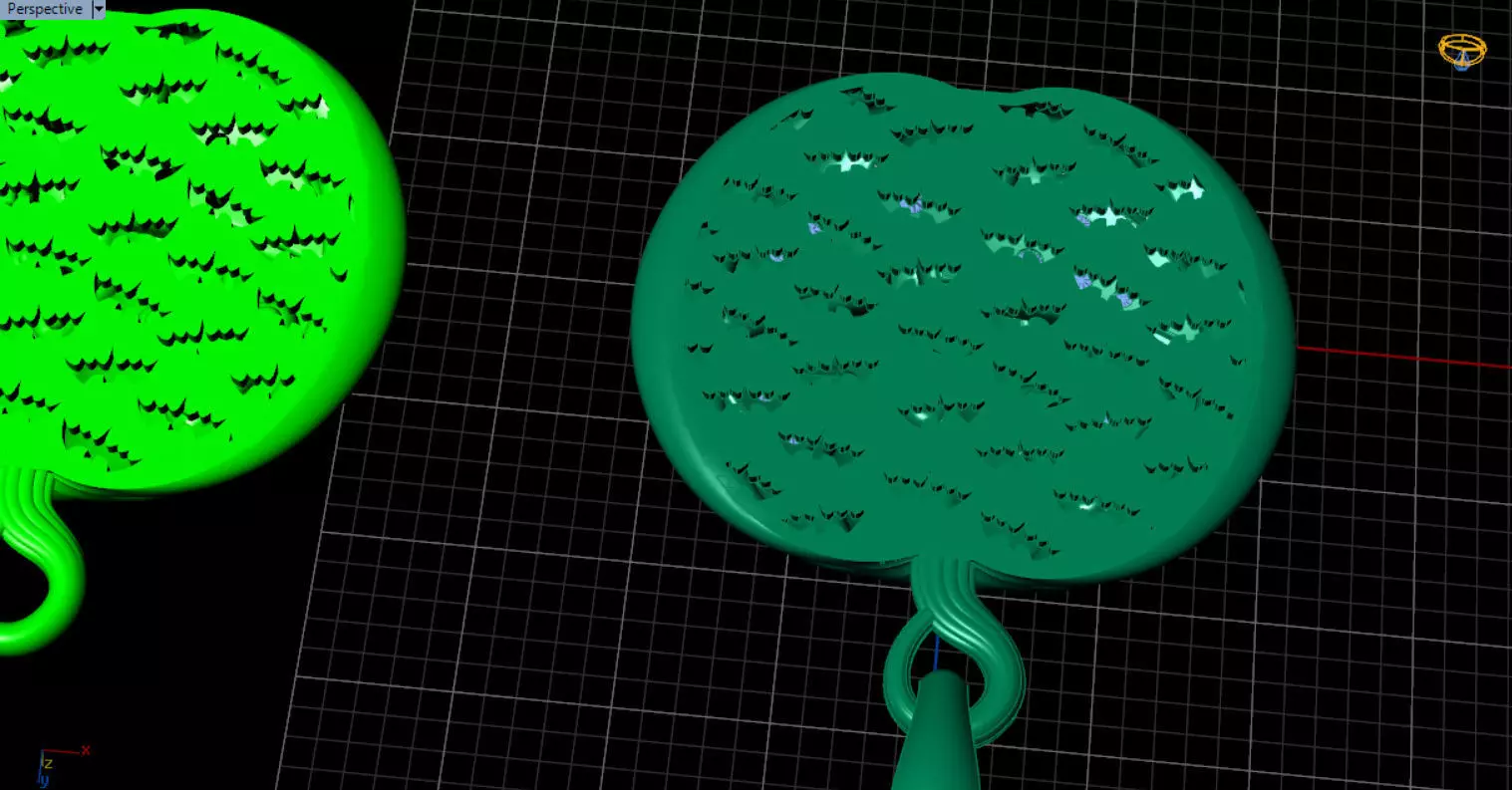 Paved Pumpkin Pendant for Halloween 3D print model_63